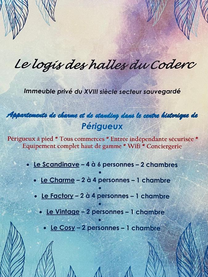 Logis Des Halles Du Coderc Apartment Perigueux Bagian luar foto